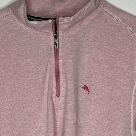 Tommy Bahama 1/4 Zip Rose Water Luxury Top in Size XXL - Picture 3 of 7